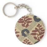 Vintage Japanese Floral Fabric 145 keychains