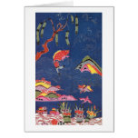 Vintage Japanese Kimono Textile (Bingata) Card
