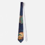 Vintage Japanese Lion Pattern Custom Tie