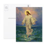 Vintage Jesus Christ Walking on Water Postcard
