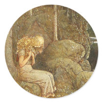 Vintage John Bauer Fantasy / Fairy Tale Art Stickers