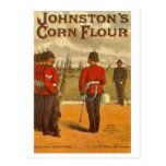 Vintage Johnston's Corn Flower Ad Postcard
