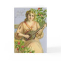 Vintage Joyful Chritmas Card