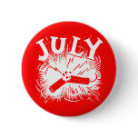 Vintage July Fourth Firecracker Pin buttons