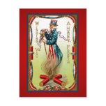 Vintage July Fourth Uncle Sam USA Postcard