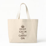 Vintage Keep Calm And Carry On bags
