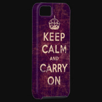 Vintage keep calm and carry on casemate cases