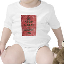 Vintage Keep Calm And Carry On Tshirt