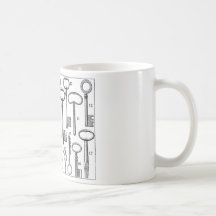 Vintage Keys Coffee Mug