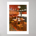Vintage kitchen design print