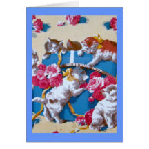 Vintage Kitten Card