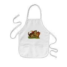 Vintage Kitties apron