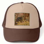 Vintage Kitty Cats - Victorian Art hats
