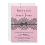 "Vintage Lace" Bridal Shower Invitation