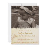 Vintage Lace: Cream invitations