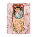 Vintage Lady Marian Toilet Water Label postcards