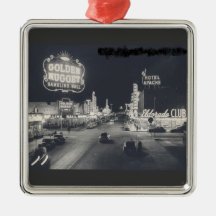 Vintage Las Vegas Strip Christmas Tree Ornaments
