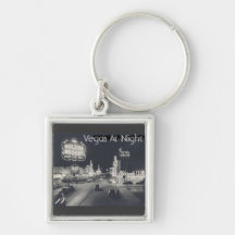 Vintage Las Vegas Strip/Downtown Key Chain