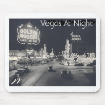 Vintage Las Vegas Strip/Downtown Mousepads