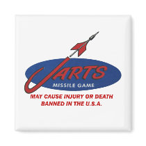 Vintage Lawn Jarts Magnet