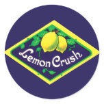 Vintage Lemon Crush Label Stickers