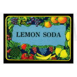 Vintage Lemon Soda Label cards