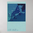 Vintage Leo; Signs of the Zodiac posters