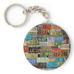 Vintage License Plates keychains