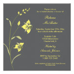 Vintage Lily Bridal Shower Invitation