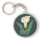 Vintage Lily Flower keychains