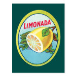 Vintage Limonada Label Post Card