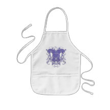Vintage Lions with Swirls 4 Heads and Circle Swirl Aprons