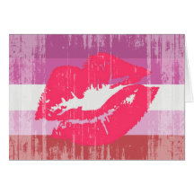 Vintage Lipstick Lesbian Pride Cards