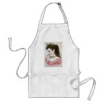 Vintage Lithograph Portrait aprons