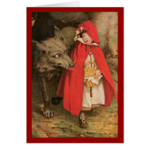 Vintage Little Red Riding Hood Jessie Wilcox Smith Greeting Cards
