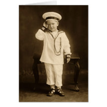 Vintage little sailor cards