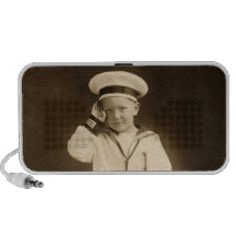 Vintage little sailor iPhone speaker