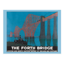 Vintage London, North Eastern railway bridge Postcard
