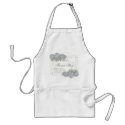Vintage Look Blue Hydrangea -  Business Aprons