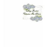 Vintage Look Blue Hydrangea -  Business Shirts
