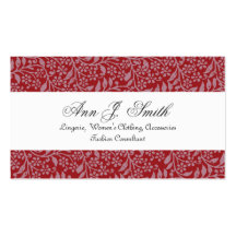 Vintage Look Floral Indian Woodcut Business Card Template