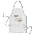 Vintage Look Pink Hydrangea -  Business Aprons