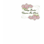 Vintage Look Pink Hydrangea -  Business Shirts