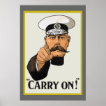 Vintage Lord Kitchener Carry On Poster
