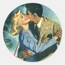 Vintage Love and Romance, Christmas Dance Stickers