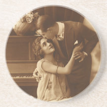 Vintage Love and Romance, Romantic Music Coaster