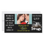 Vintage Love Birds Save the Date  Your Photo photo cards