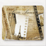 Vintage Love Paris Mouse Pad