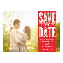 VINTAGE LOVE | SAVE THE DATE ANNOUNCEMENT