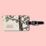 Vintage Love Tree luggage tag luggage tags